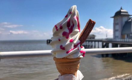 Ice Cream On Penarth Pier