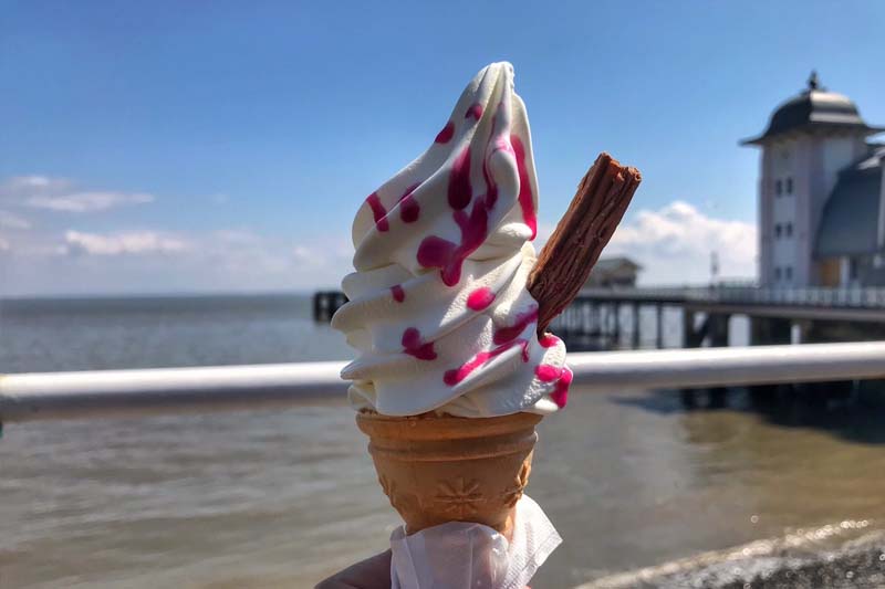 Ice Cream On Penarth Pier